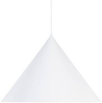 Hanglamp Cono, 1-lamp, Ø 50 cm, wit, E27