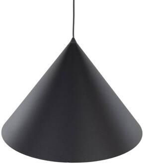 Hanglamp Cono, 1-lamp, Ø 50 cm, zwart, E27