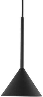 Hanglamp Cono Mini, 1-lamp, Ø 12 cm, zwart, E27