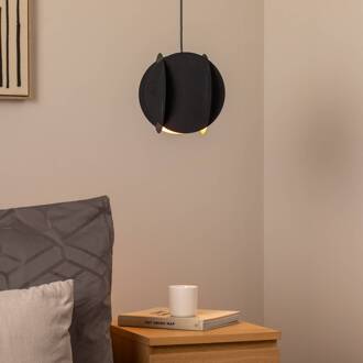 Hanglamp Corner, zwart, 25 x 25 cm, metaal, E27