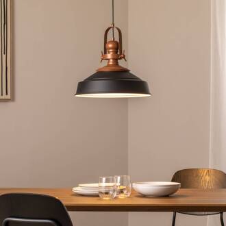 Hanglamp Craft, zwart, metaal, Ø 41 cm, E27