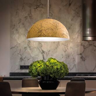 Hanglamp Cult Vintage, goud, Ø 40 cm goudkleurig