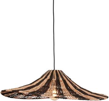 Hanglamp Cuzco dia.65cm, zwart/naturel