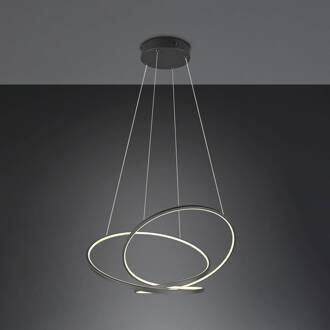 Hanglamp Darvin lengte 84 cm zwart mat metaal CCT