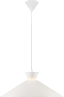 Hanglamp Dial wit - - Breedte: 45.00 cm