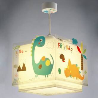 Hanglamp Dinos Glow In The Dark 26 Cm Wit