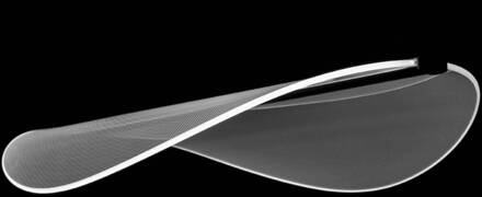 hanglamp Diphy, inbouw baldakijn, 75 cm, 3000K wit