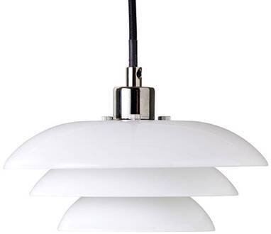 Hanglamp Dl20 Opal Led 20 X 9 Cm Staal 5w Wit