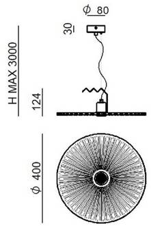 Hanglamp Doge_P, zwart, metaal, Ø 39 cm, E27