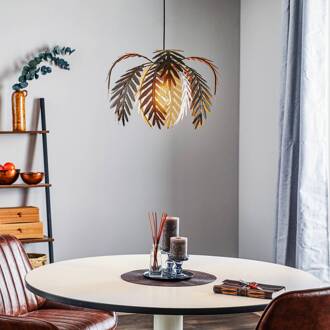 Hanglamp Dubai, palmbladeren, Ø 46 cm, brons