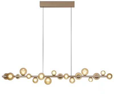 Hanglamp E-Popup XL e-Lift L 180 cm champagne