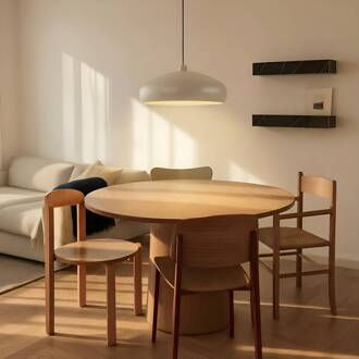 hanglamp Elover, beige, Ø 45 cm, ijzer