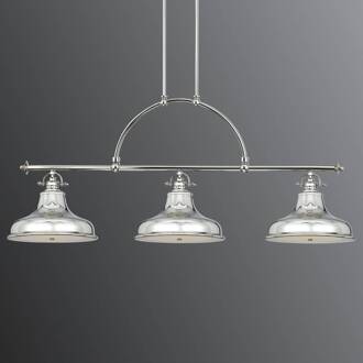 Hanglamp Emery 3-lamps zilver
