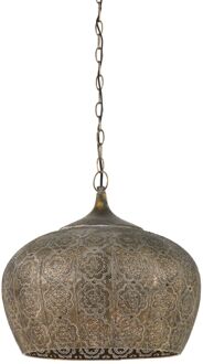 Hanglamp Emine - 43.5x43.5x40.5 - Bruin