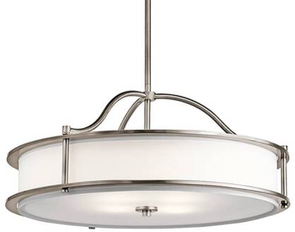 Hanglamp Emory vertind Ø 61 cm tin, natuurlijk wit