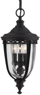 Hanglamp English Bridle voor buiten, zwart