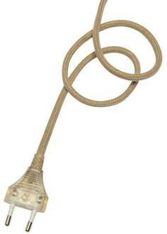 Hanglamp Ester, blauw, Ø 17 cm, stekker, E27 blauw, messingkleurig, beige