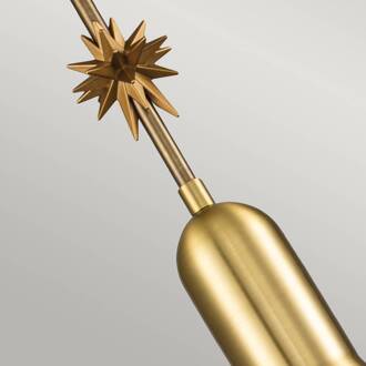 Hanglamp Etoile, 1-lamp Ø 13,3 cm messing antiek