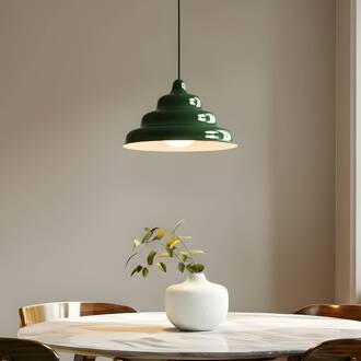 Hanglamp Fala, groen, Ø 23 cm, glas