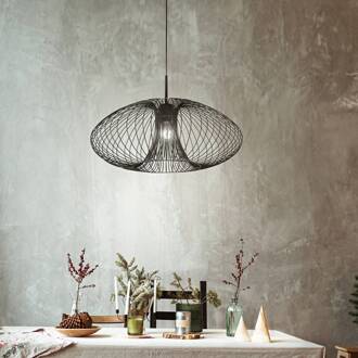 Hanglamp Fassa, zwart, Ø 60 cm, metaal