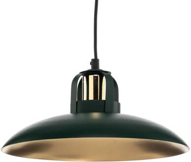 Hanglamp Felix, groen/goud, 1-lamp groen, goud