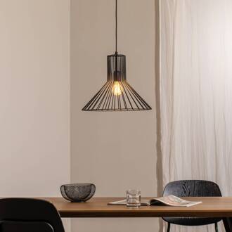 Hanglamp Fellini MR-757, zwart, metaal, Ø 38 cm