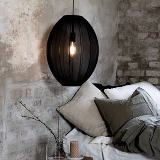 Hanglamp Florence, zwart, Ø 40 cm, nylon