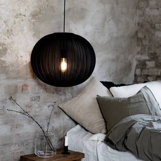 Hanglamp Florence, zwart, Ø 50 cm, nylon