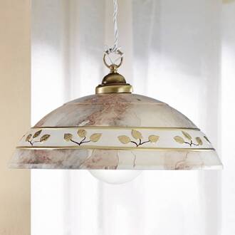 Hanglamp FOGLIE MARMO MARRON beige, bruin, goud