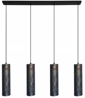 Hanglamp Forato Vintage Black Brown 120cm Bruin