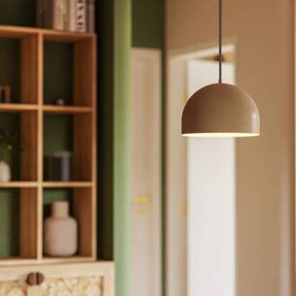 hanglamp Fres, beige, staal, Ø 30 cm