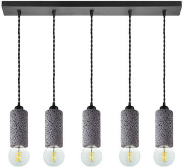 Hanglamp Fresco 5-Lichts - Beton Grijs