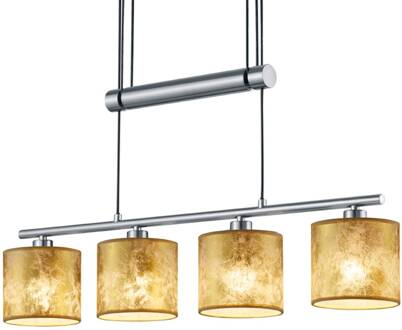 Hanglamp Garda 77-150 Cm 4 X E14 Staal 28w Goud Goudkleurig