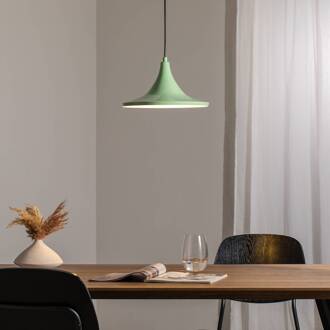 Hanglamp Genisy, mintgroen, Ø 31 cm, metaal, E27
