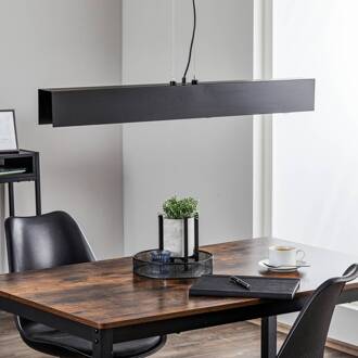 Hanglamp Gentor 4, lengte 96 cm in zwart