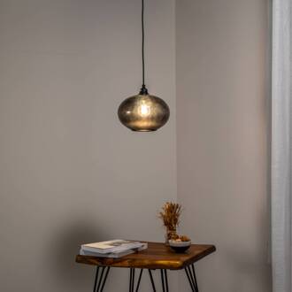 Hanglamp Gerookt 050 1-lamp glas Ø27cm rokerig grijs