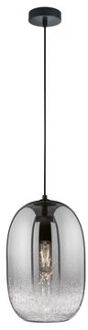 Hanglamp Gerookt Glas ⌀25cm E27 60w