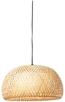Hanglamp gevlochten - naturel - ø38x20 cm