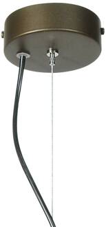 Hanglamp Globe, koffie, Ø 51 cm, metaal, 1-lamp, E27