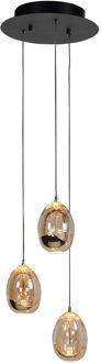 Hanglamp Golden Egg 3 Lichts 25cm Ø Led Goud