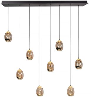 Hanglamp Golden Egg 8 Lichts Led Goud