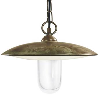 Hanglamp Golfo messing antiek / helder antiek messing, transparant