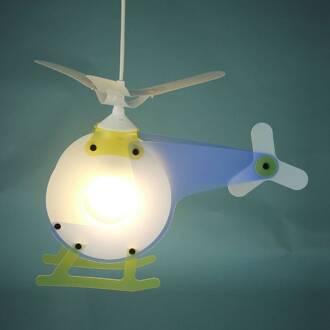 Hanglamp - Helicopter - Blauw - 45cm