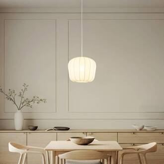 hanglamp Helin, wit, Ø 35 cm, stof