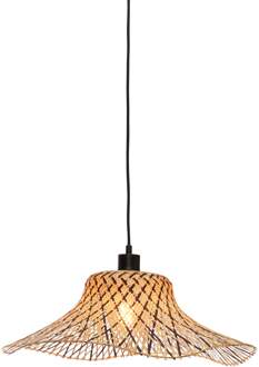 Hanglamp Ibiza - Bamboe|Zwart - 50x50x15cm Bruin