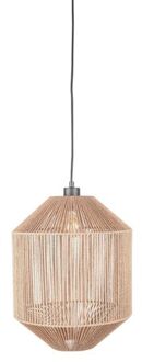 Hanglamp Ibiza - Naturel - Jute - 1-Lichts Cilinder Bruin