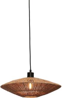 Hanglamp Iguazu - Jute - Ø40x12cm Bruin