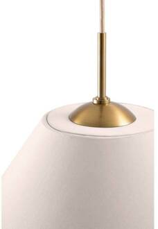 hanglamp IRIS, crème, Ø 50 cm crème, messing