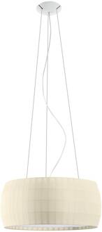 Hanglamp Isamu, parelwit, Ø 53cm parelwit, wit