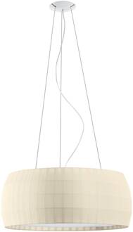 Hanglamp Isamu, parelwit, Ø 77cm parelwit, wit